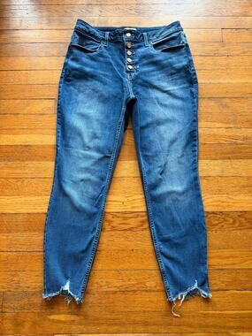 M Jeans 'Super Skinny Ankle' Buttonfly Jeans Women sz L reg